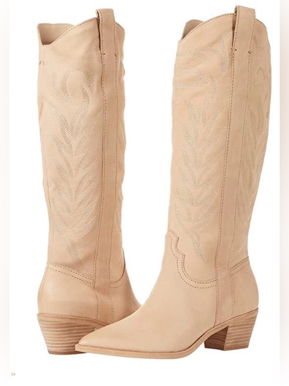 Dolce Vita Solei Cowboy Boots in Dune